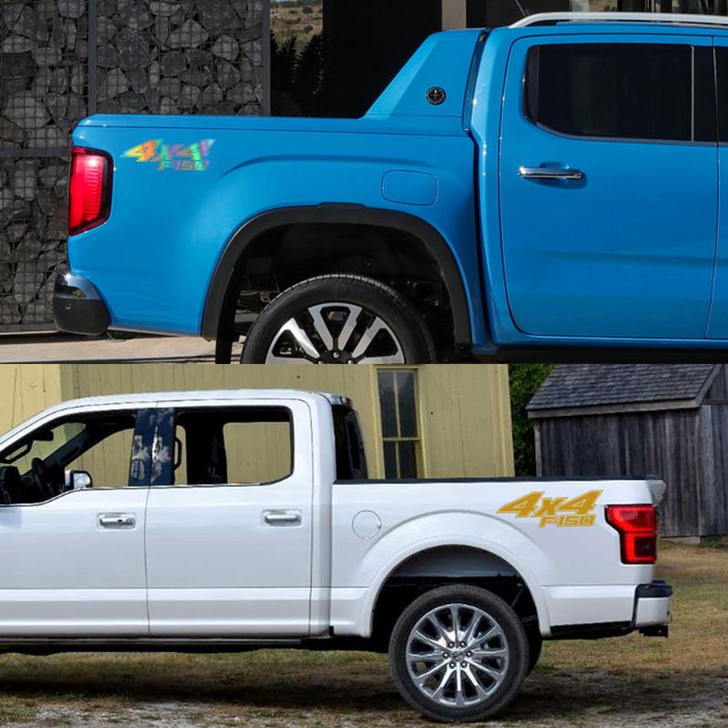Pickup Rear Bed Side Stickers For Ford F150 Raptor XLT Truck Graphic 4x4 Car Decor Decal Cover Sticker Auto Tuning Accessories
