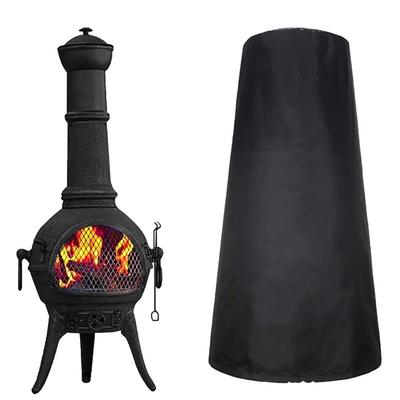 Schwarze Farbe 210D Oxford-Gewebe Wetterfester Schutz