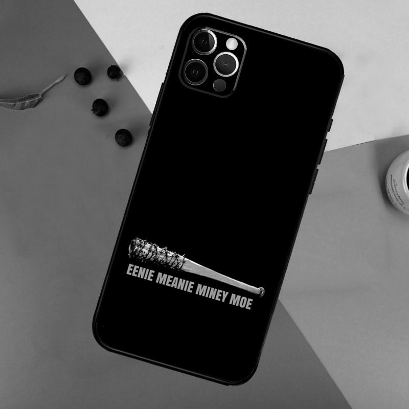 Negan The Walking Dead Phone Case For iPhone 16 15 14 13 11 12 17 Pro Max Mini 15 16 Plus 16e 17 Air Bumper Cover