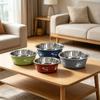 Large Capacity Stainless Steel Pet Bowl: Non-Skid & Anti-Tip Dog and Cat Food Dish, Easy-Clean Heavy Base for Mess-Free Feeding