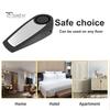 Door Stopper Alarm with Portable Lock 125dB Anti-slip Front Door Protection Rubber Security Door Wedge for Home Travel