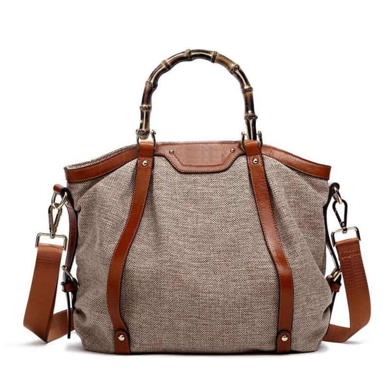 Manico Borsa Fatto a Mano, Manici Accessorio Cinturino Borsa Naturale Fai da Te con Superficie Liscia Colore Naturale Manico per Borse in Bambù