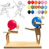 Balloon Bamboo Man Battle Thickened Version Bamboo Man Fencing Puppets Battle Game for 2 Players Whack A Balloon Party Home