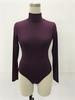 Sexy Choker Long Sleeve Jumpsuit Slim All-match Bottoming Shirt Shaperwear