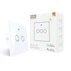 MOES Tuya  1/2/3 Gang  WiFi Smart Touch Wall Glass Switch Relay Status No Neutral Wire Needed RF433 Voice Control