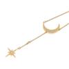 Olivia Burton Celestial North Star Moon Gold Necklace Officially Licensed & (obj24100064) - Women's,