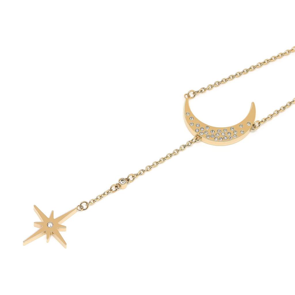 Olivia Burton Celestial North Star Moon Gold Necklace Officially Licensed & (obj24100064) - Women's,