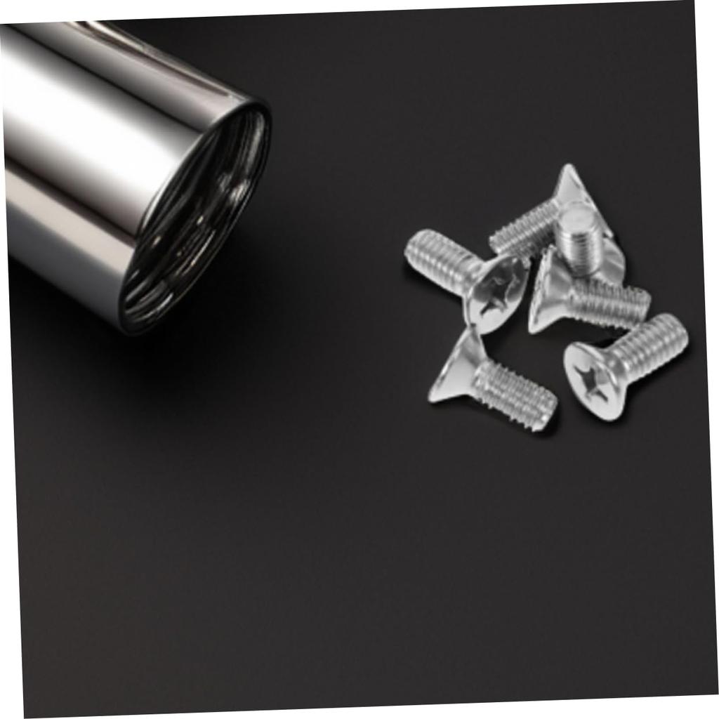 LOORGVEL 8pcs Car Brake Screw Kit Front and Brake Pad 93600-06014-0h Stainless Steel Brake Screw Set Compatible with Honda