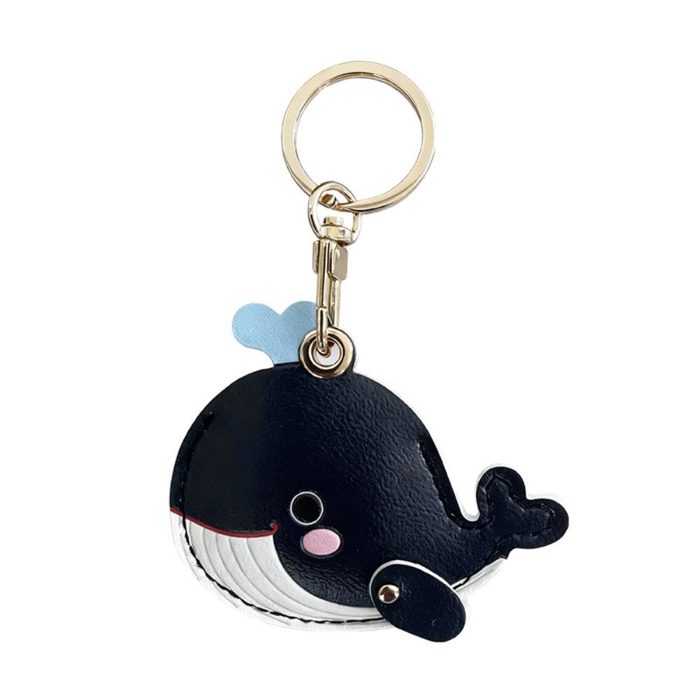 Anti-Drop Leather Keychain Antirust GPS Case Cover for Airtag Protective Cover  For Keys Bag Wallet