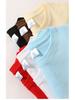 Pure Cotton Solid Color Children's Short-Sleeve T-Shirt for Girls and Boys