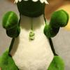 35cm Green Dinosaur Doll Simulation Plush Toy Handmade Doll Cartoon Anime Cute Pillow Cushion Home Decoration Children's Birt