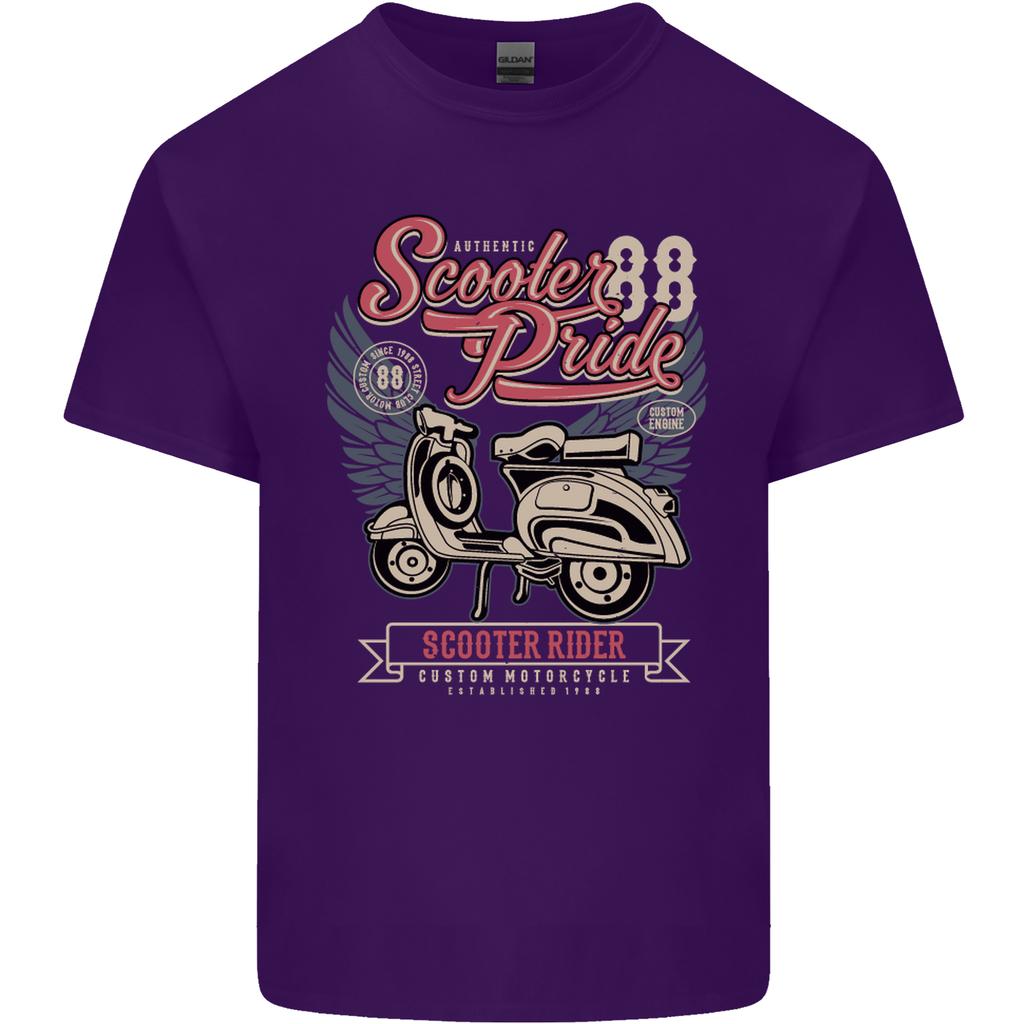 Scooter Pride 88 Motorbike Motorcycle Unisexs Light Cotton TShirt