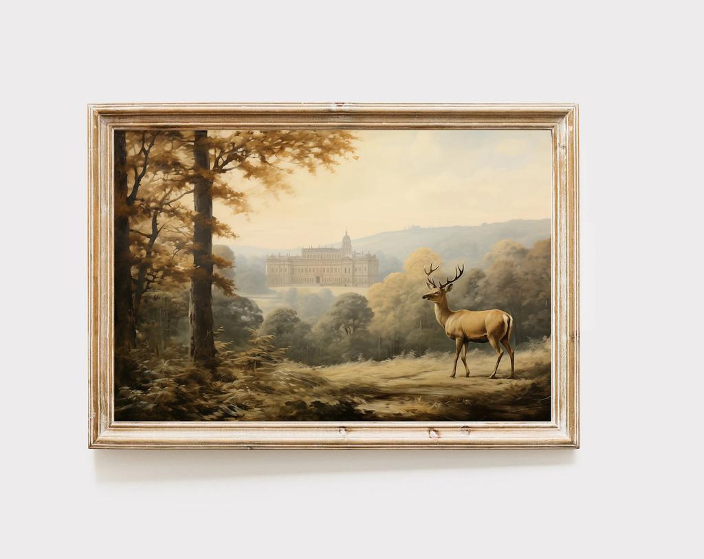 Pride and Prejudice Wall Art Print Canvas Oil Painting Elizabeth Bennet and Mr Darcy Cottagecore Posters Home Decor