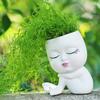 Nonstick Cute Mermaids Pen Holder Mold Flower Pot Silicone Mold DIY Crafts Ornament Tool DIY Succulent Planter Mold