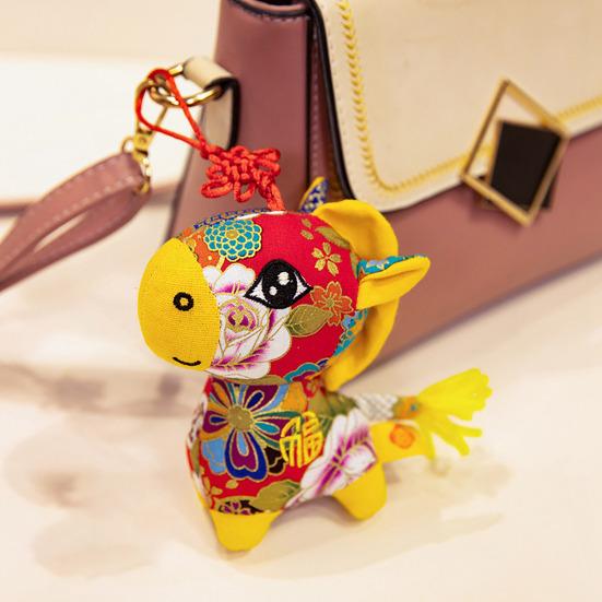 2026 Horse Year Mascot Plush Doll Lucky Chinese Zodiac Pony Stuffed Toy Decoration Pendant