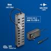 NGS IHUB 10 : Hub 10 ports USB 3.0, transfert 5Gbps, câble 180mm, Plug &amp; Play, noir