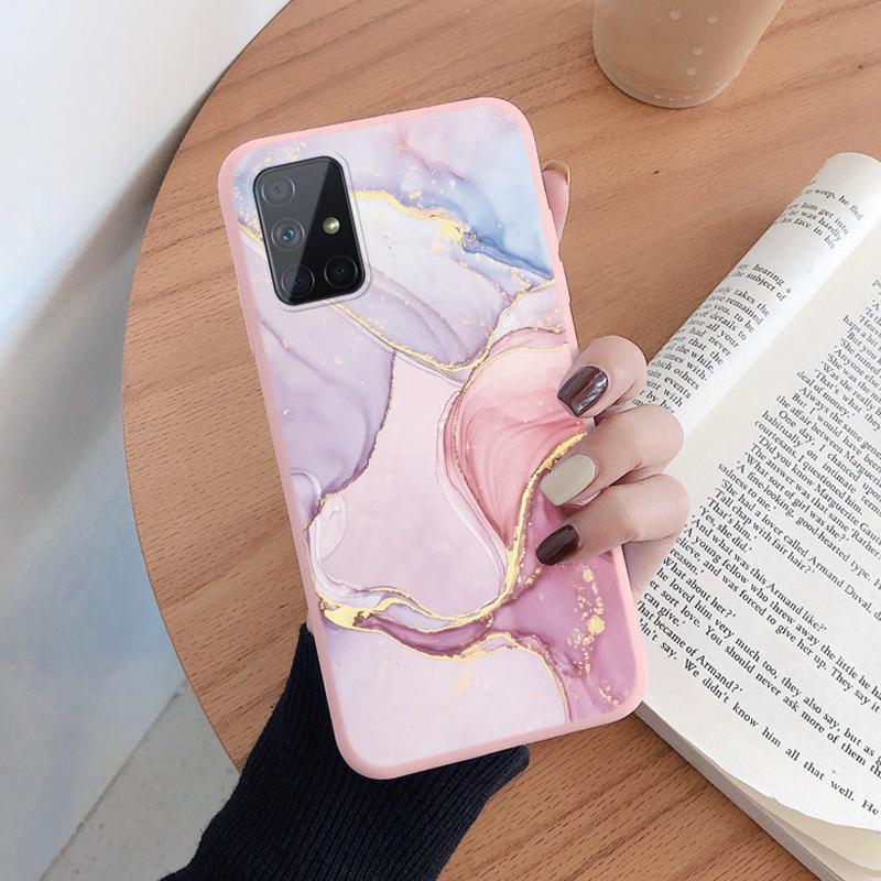 Leopard Print Phone Case For Samsung Galaxy A51 4G 5G A71 5G Protection Back Cover Soft Silicone Fundas For Samsung A 51 Coque