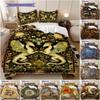Medieval Gothic Dragon Motif Bedding, Duvet Cover, Pillowcase, Home Decoration, Birthday Gift (1 * Duvet Cover+2 * Pillowcase, Coreless)