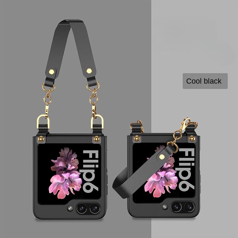 

Чехол-цепочка на запястье для Samsung Galaxy Z Flip 6 5 4 3 Flip6 Flip5 Flip4 Flip3 5G, пластиковый жесткий чехол Galaxy Z Flip6