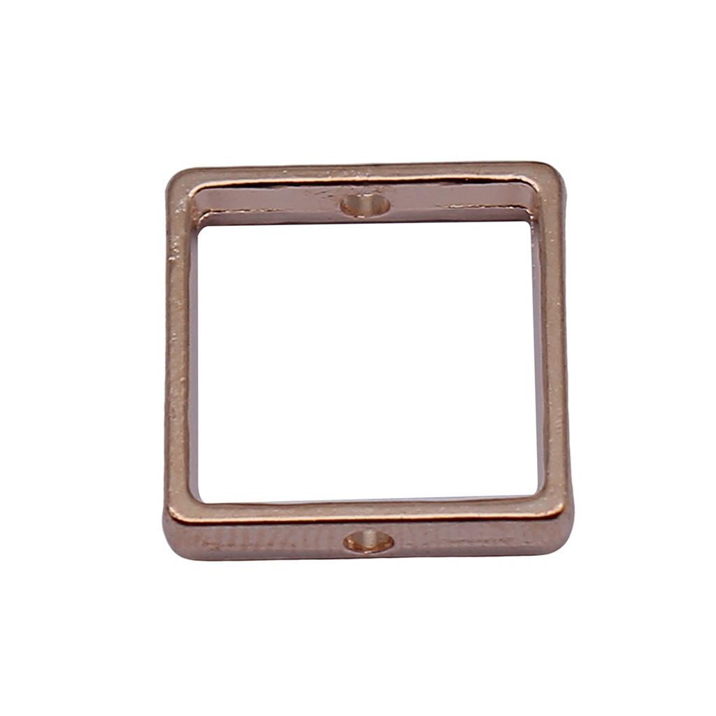 Openwork Beads Mini Hole Geometric Frames For Minimalist Jewelry Components