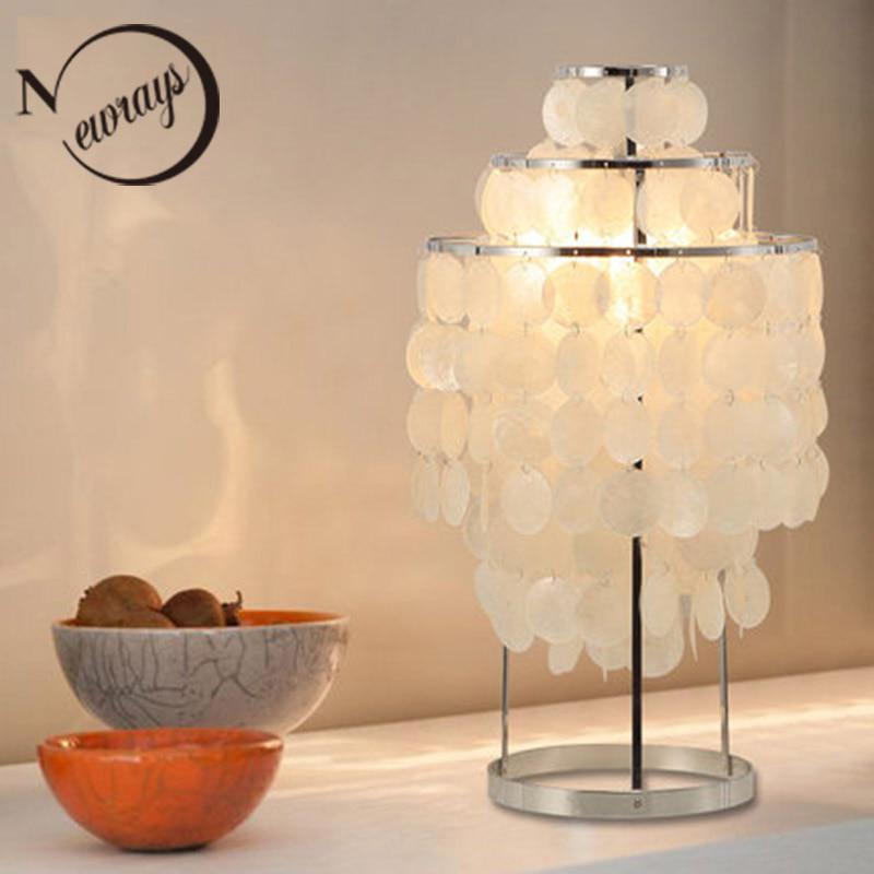 

Современная креативная белая настольная лампа из натурального корпуса E27/26, прикроватное украшение, лампа для спальни, кабинета, столовой, освещения для чтения