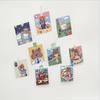 Korean Cute Bear Diary Decoration: INS Style Postcard & Wall Sticker Set