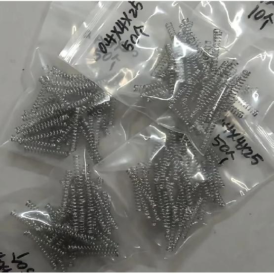 0.4x4mm Small Compression Spring, 10/20/50Pcs Precision Pen Core Return Spring
