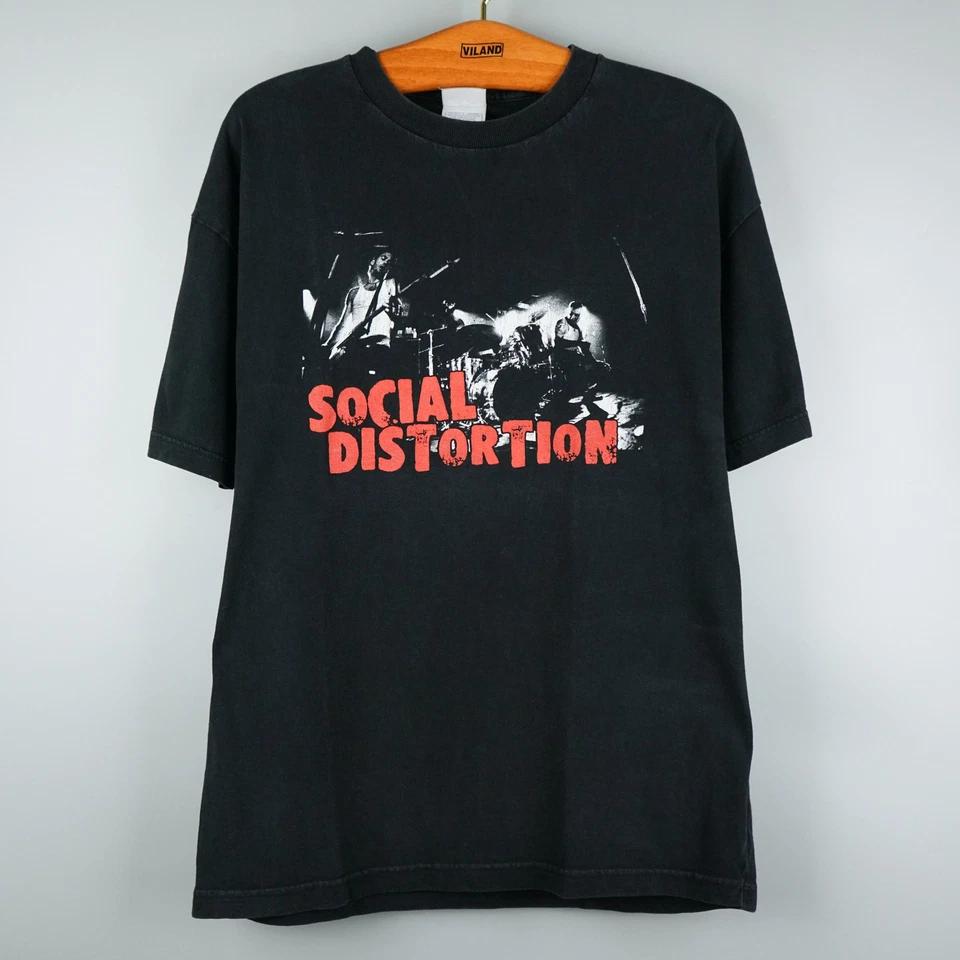 Vintage Social Distortion t shirt Distressed 2XL