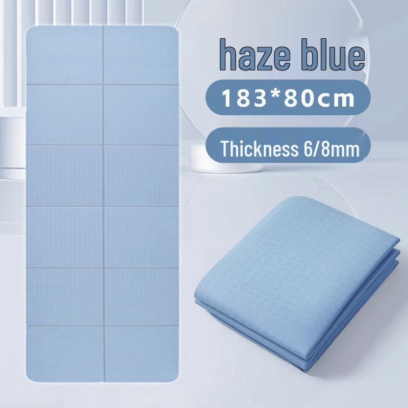 Foldable Non-Slip Yoga & Fitness Mat for Exercise, Gym, and Student Naps