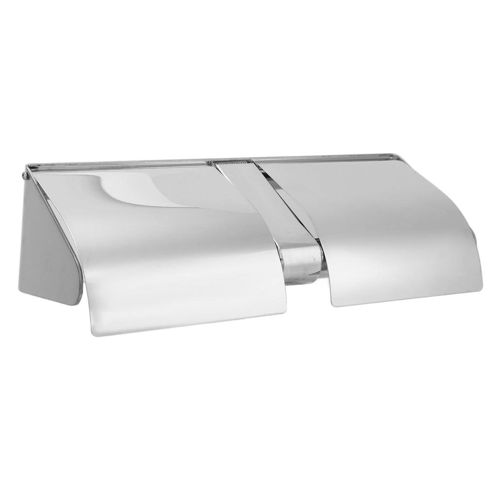 Toilet Paper Holder 304 Stainless Steel Wall Mounted With Lock and Cover Waterproof Bathroom Roll