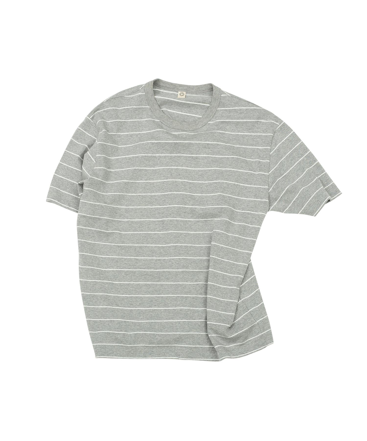 Oldeubi Att Cotton 30S 2Ply Basque Shirt Melange Gray 1