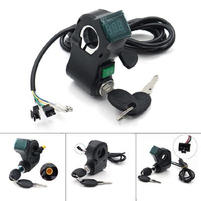 Secure Electric Scooters Handlebar Lock with Digital Display ABS Electric Scooters Handlebar Switch Lock Simple To Use