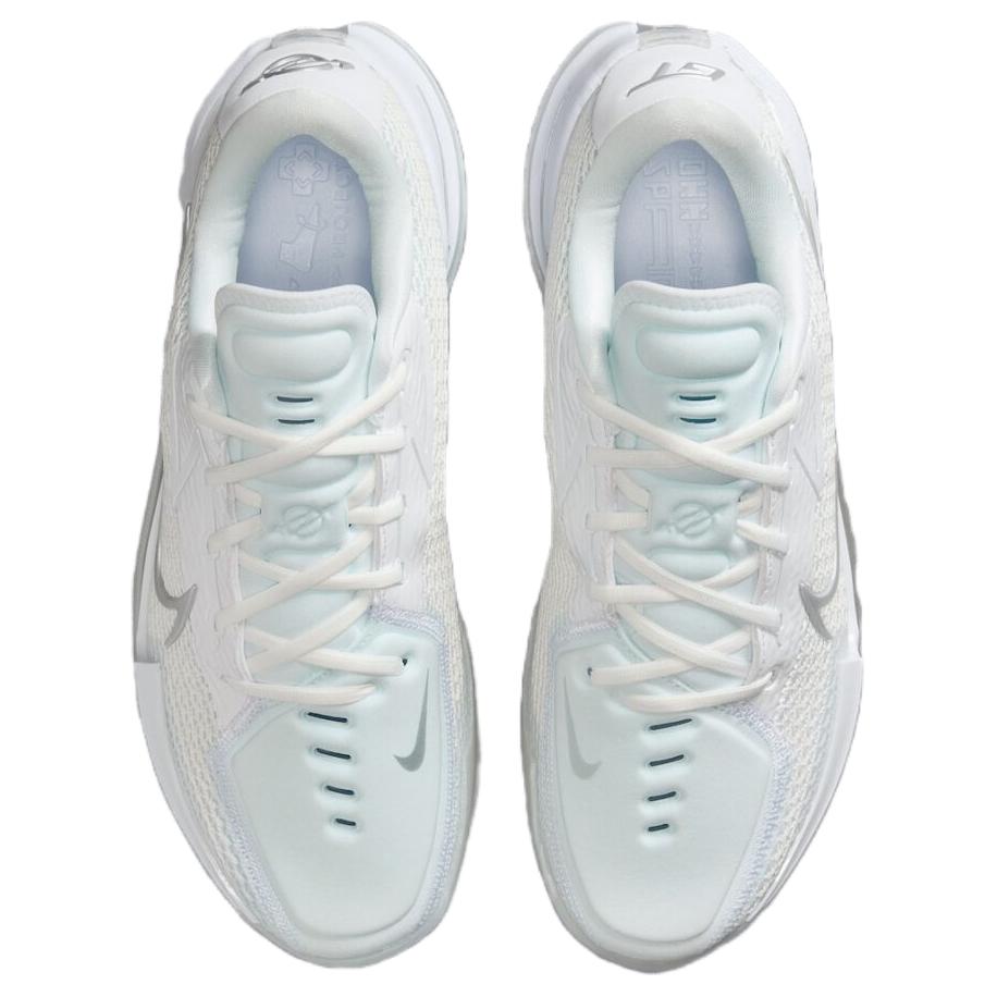 Nike Air Zoom GT Cut Abrasion Resistant Low top Basketball Shoes Unisex White Overseas Version Sneakers Casual CZ0175-102