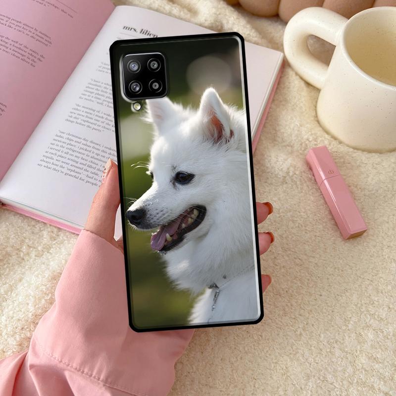 Japanese Spitz Dog Case For Samsung Galaxy A54 A34 A14 A13 A51 A71 A33 A53 A73 A12 A22 A32 A52 A72 A52S Cover