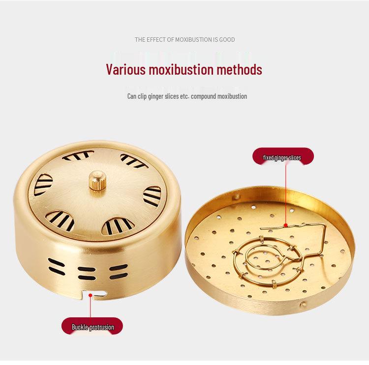 Foot Sole Moxibustion Kit: Portable Moxibustion Box with Hot Compress Bag for Foot Therapy and Cupping Fumigation.