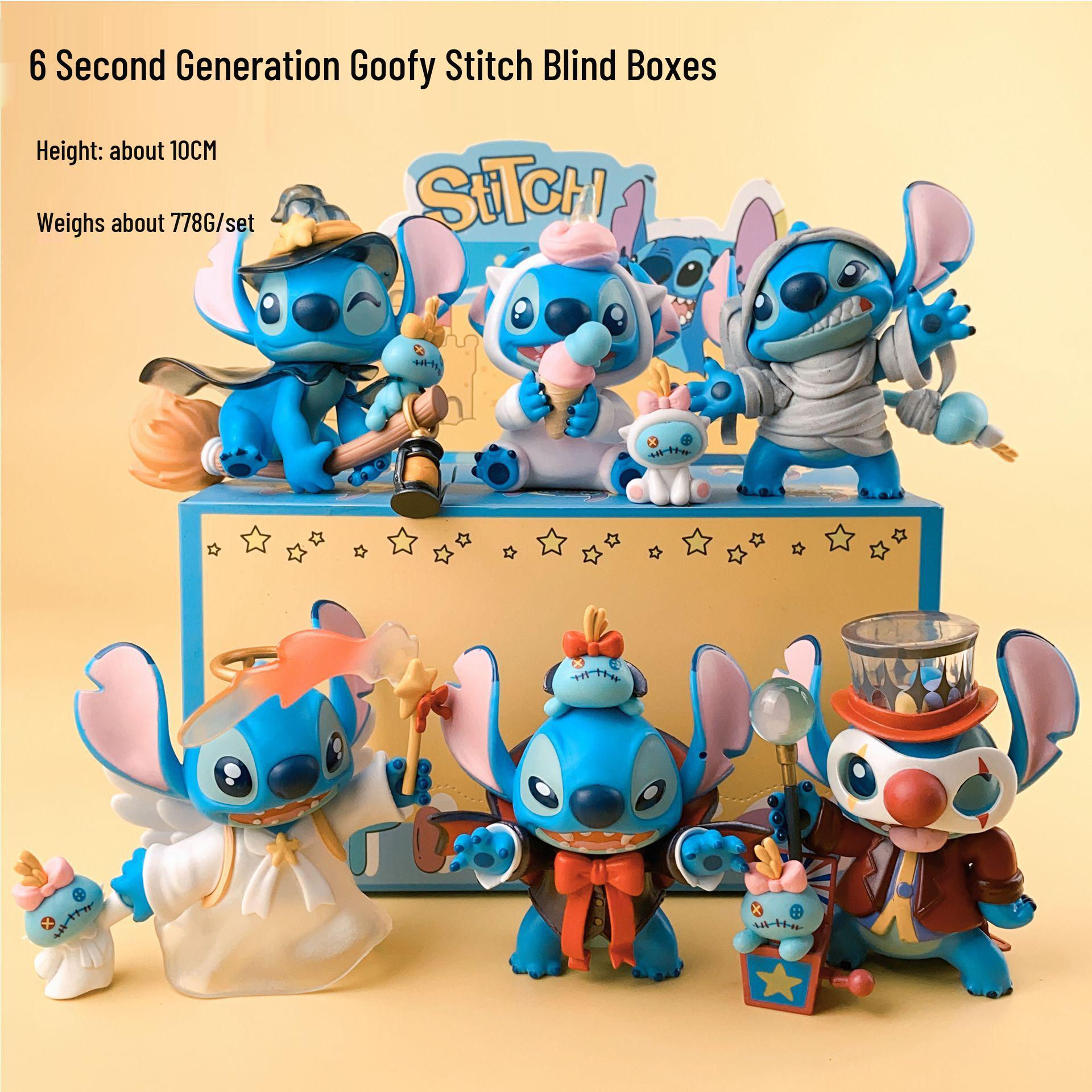 

Фигурка Stitch Goofy Diary Blind Box: Модная игрушка и настольное украшение в подарок