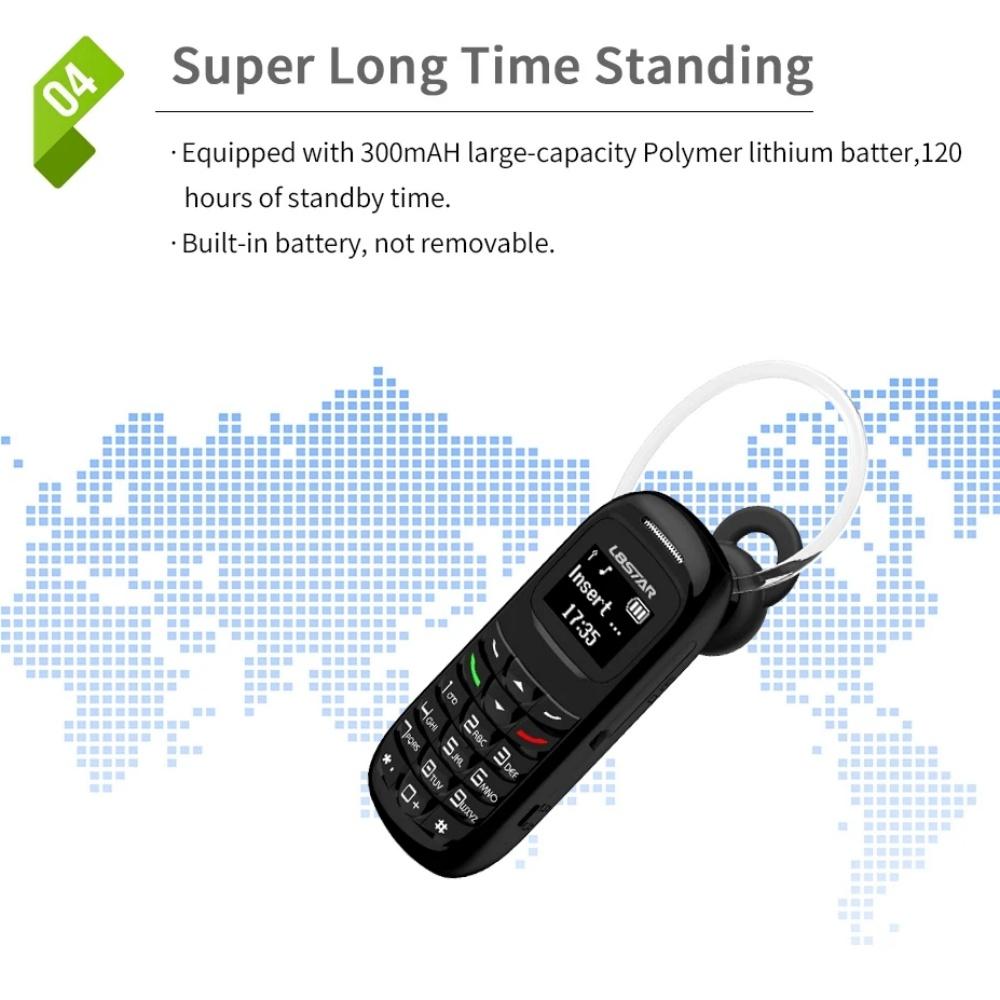 New BM70 Mini CellPhone Stereo GSM 2G Unlocked Super Thin Cellphone Small Mobile Phone Wireless Bluetooth Alarm Clock Earphone Portable Backup Phone
