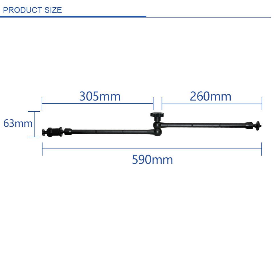 7|11|20 Inch Metal Articulating Magic Arm Super Clamp Holder Stand for DSLR Camera Photo Studio Photography Accessories Prop Kit