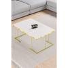 Coffee Table Solo Gold White