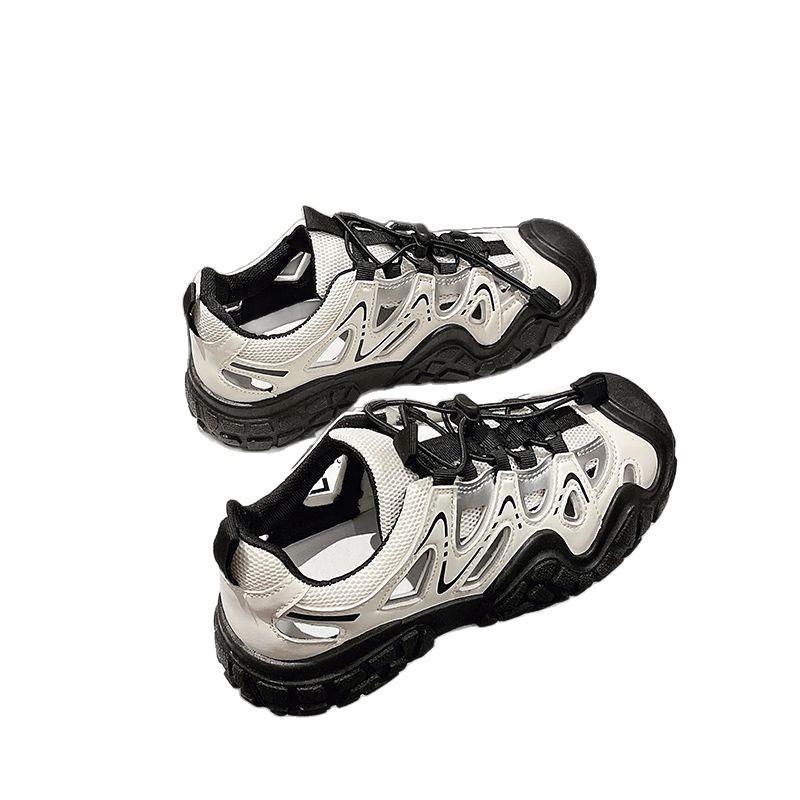Thick-soled Hollow Dad Shoes Women's Summer New Non-slip Mountaineering Hole Shoes Sandals Outdoor Sports and Leisure Shoes