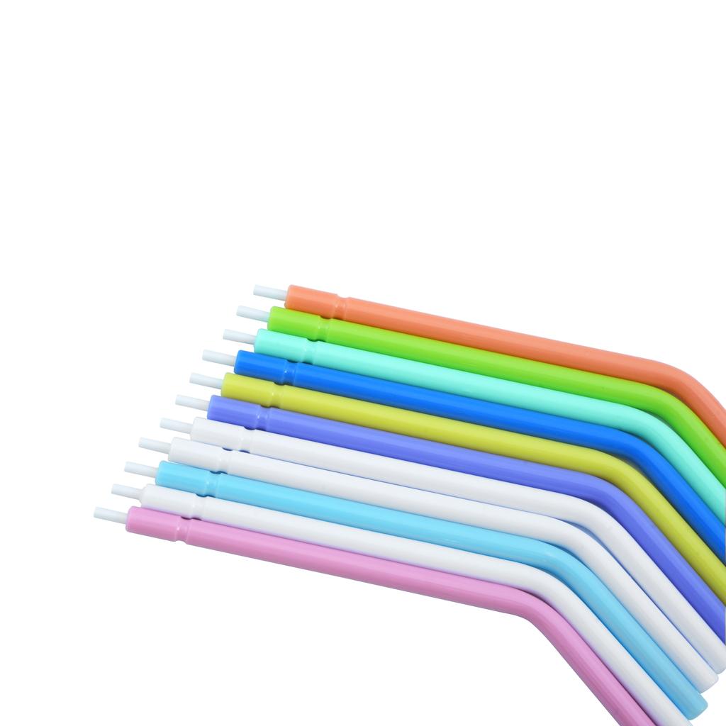 250Pcs Dental Air Water Syringe With Plastic Core Nozzles Tips Tubes Disposable 3-Way Triple  Teeth Whitening Dentist Instrument