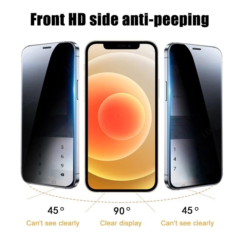 [3+3] 6PCS HD Clear Anti-Peeping Tempered Glass Anti-SPY Privacy Screen Protector Lens Film for Redmi 14C 4G 13 13C Note 13 Pro 4G Note 14 5G