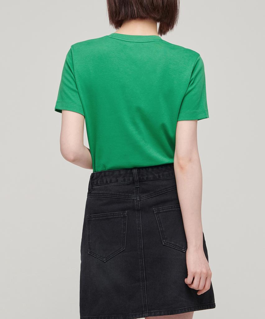MUSINSA STANDARD WOMAN Women'S Basic Crew Neck T-Shirt [Grass Green]