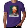 Gogh Away Lustiges Van Gogh Wortspiel T-Shirt Hippie Kleidung Anime Herren Trainingsshirt