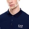 Emporio Armani Solid Logo Letter Print Button Pullover Short Sleeve Polo Shirt Men Polo Shirts Navy-Blue 7M000168-AF13755-UB107