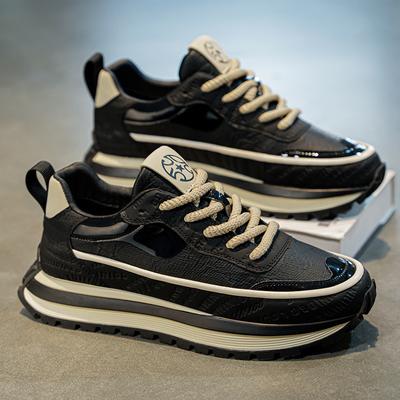 39-44 Men's Fashion Trend Thick Soled Height Increasing Sports and Leisure Shoes Forrest Gump Shoes Running Shoes