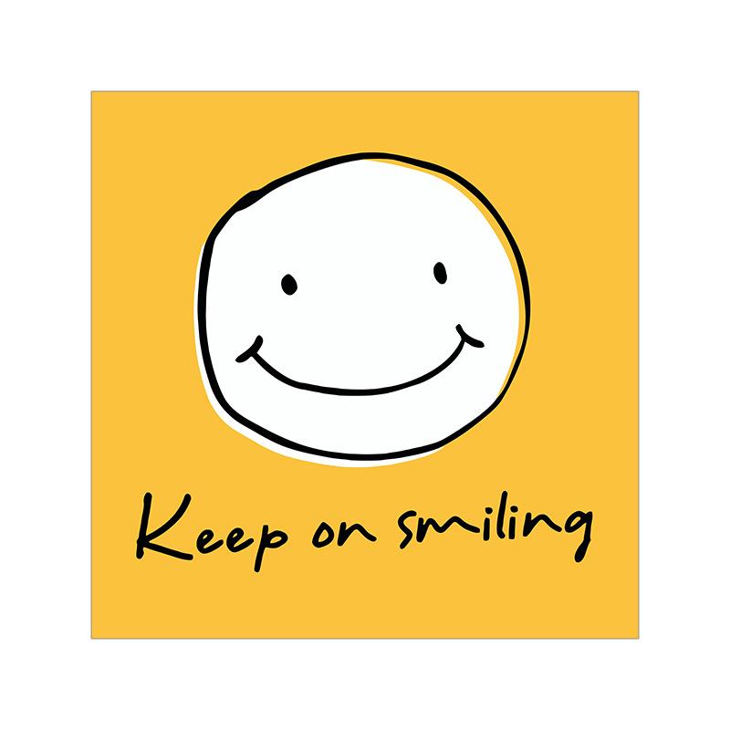 Nordic Yellow Cartoon Smiley Posters and Prints Love Smile Canvas Painting Wall Art Wall Decor for Living Room Decor Cuadros