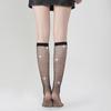 Sparkly Fishnet Short Socks - European & American Style, White Diamond Accents, TZ5006