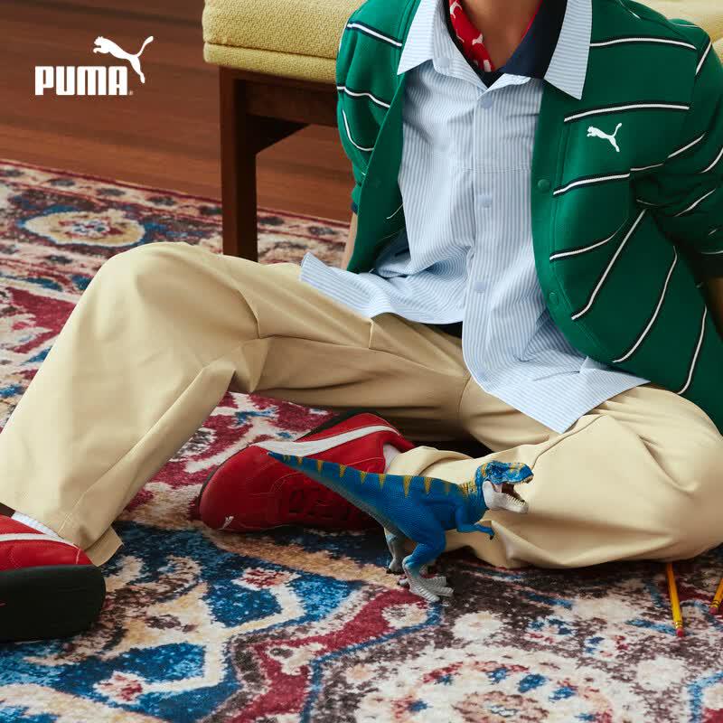 PUMA Kids' Relaxed Fit Woven Casual Trousers