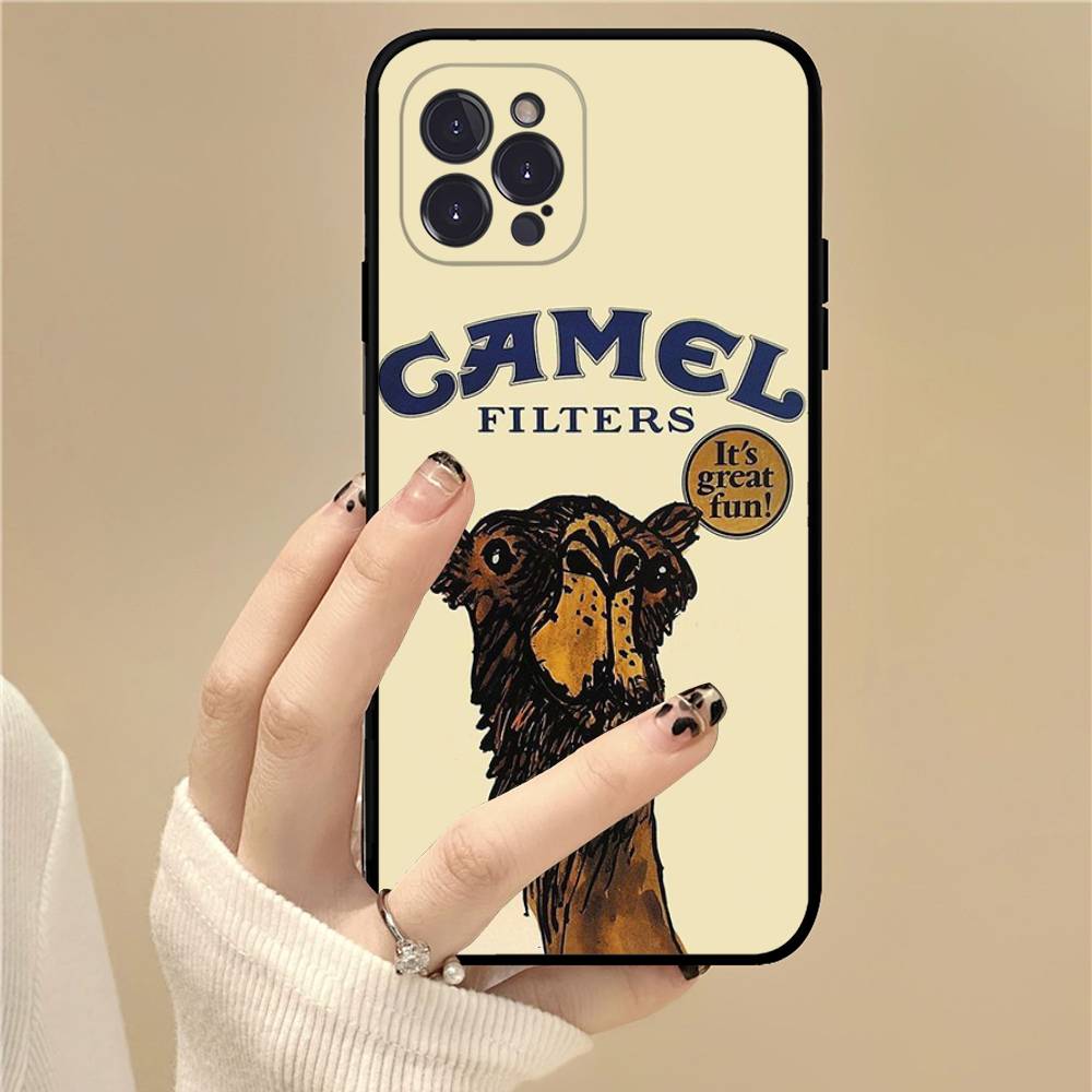 

Винтажный чехол для телефона Camel Cigarettes для iPhone 16 15 14 11 12 13 Mini Pro XS Max Чехол 6 7 8 Plus X Funda Shell iPhone 11 pro